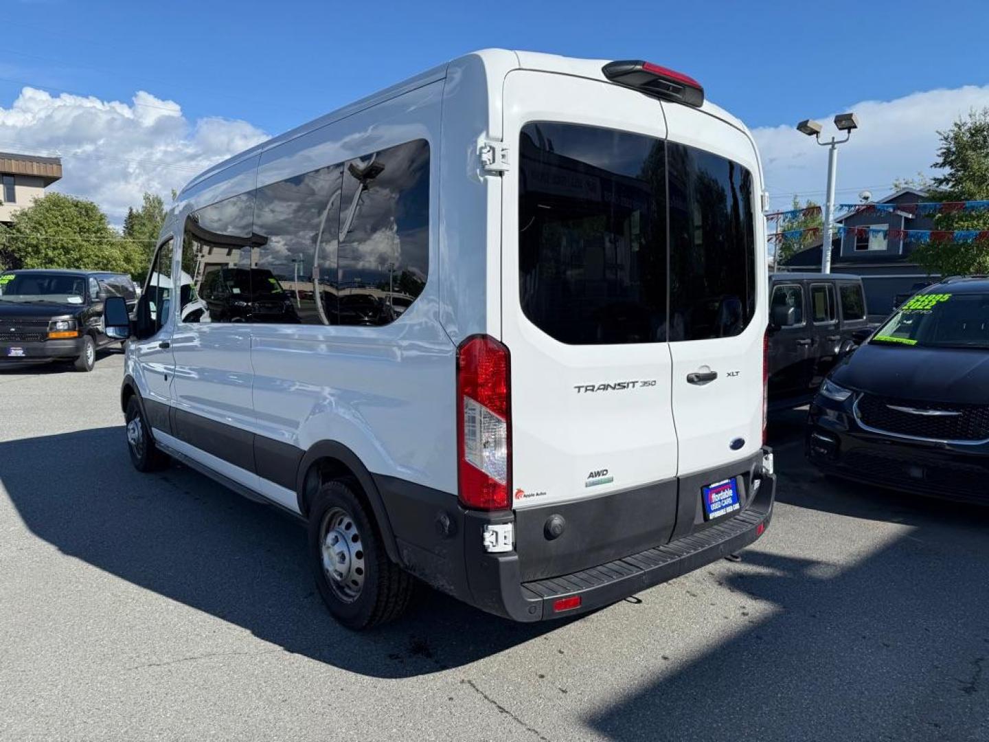 2024 WHITE FORD TRANSIT T-350 (1FBAX9CG6RK) with an 3.5L engine, Automatic transmission, located at 929 East 8th Ave, Anchorage, AK, 99501, (907) 274-2277, 61.214783, -149.866074 - Photo#2