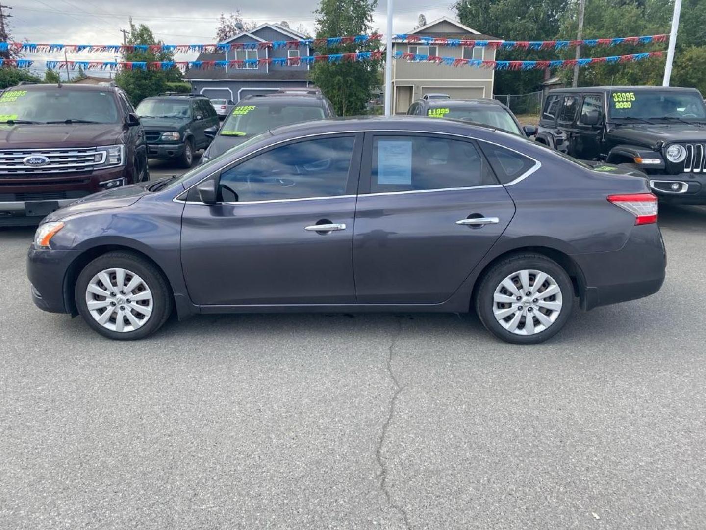 2013 GRAY NISSAN SENTRA S (3N1AB7AP8DL) with an 1.8L engine, Continuously Variable transmission, located at 929 East 8th Ave, Anchorage, AK, 99501, (907) 274-2277, 61.214783, -149.866074 - Photo#1