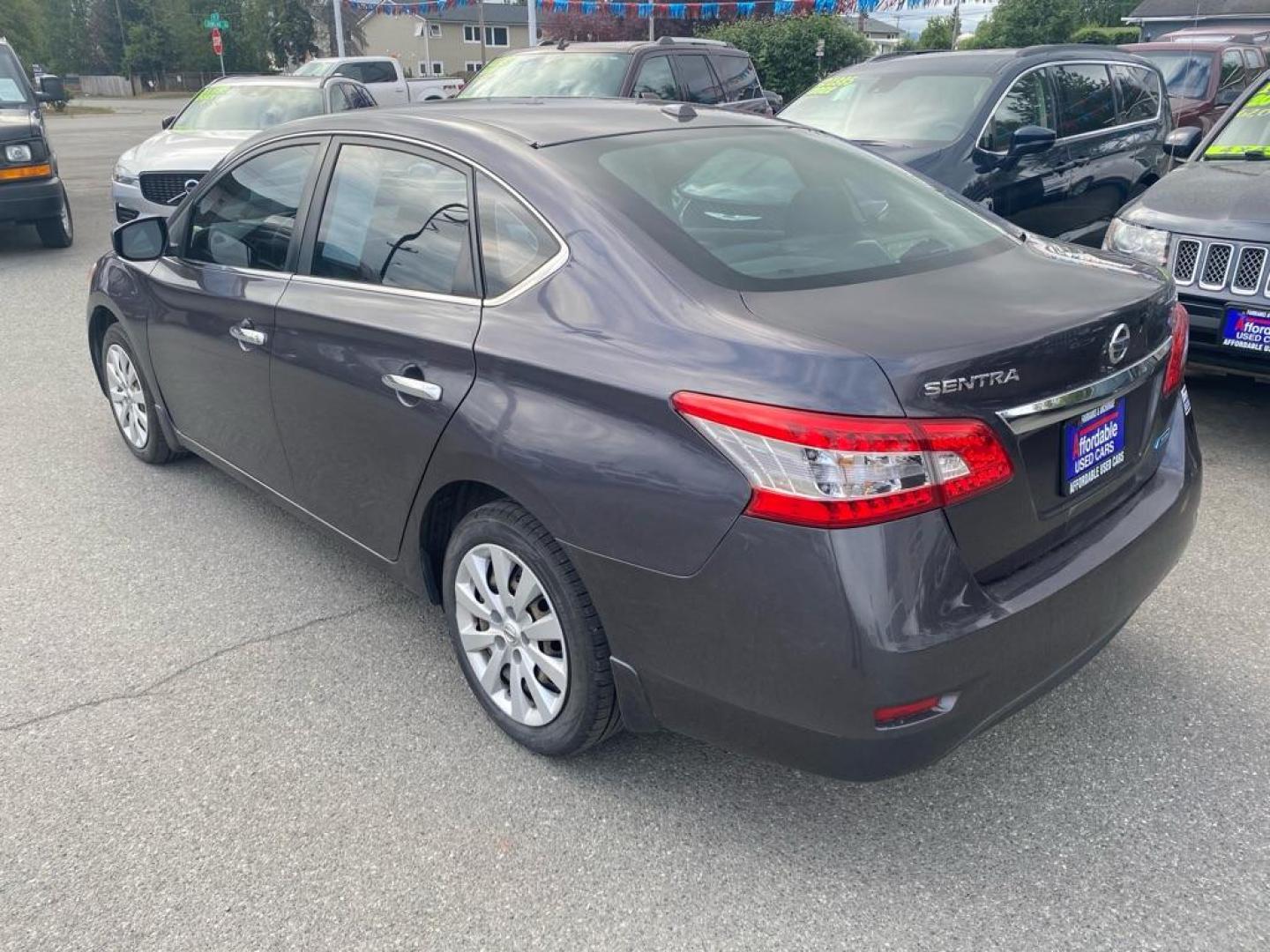 2013 GRAY NISSAN SENTRA S (3N1AB7AP8DL) with an 1.8L engine, Continuously Variable transmission, located at 929 East 8th Ave, Anchorage, AK, 99501, (907) 274-2277, 61.214783, -149.866074 - Photo#2