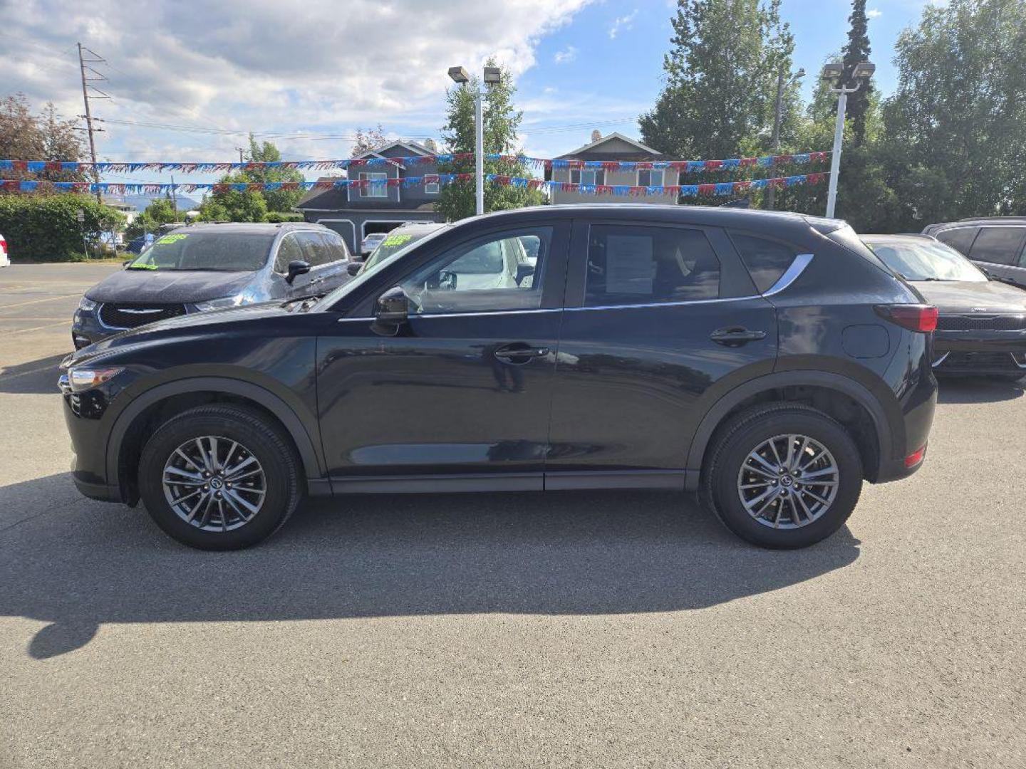 2020 BLACK MAZDA CX-5 TOURING (JM3KFBCMXL0) with an 2.5L engine, Automatic transmission, located at 929 East 8th Ave, Anchorage, AK, 99501, (907) 274-2277, 61.214783, -149.866074 - Photo#1