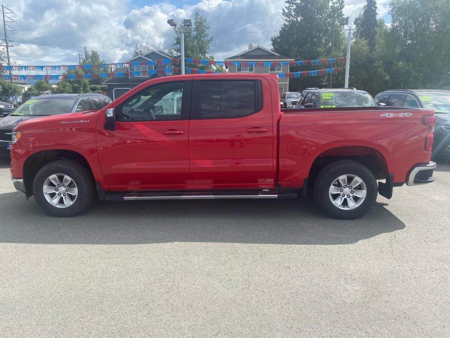 2023 RED CHEVROLET SILVERADO 1500 LT (1GCUDDED4PZ) with an 5.3L engine, Automatic transmission, located at 929 East 8th Ave, Anchorage, AK, 99501, (907) 274-2277, 61.214783, -149.866074 - Photo#1
