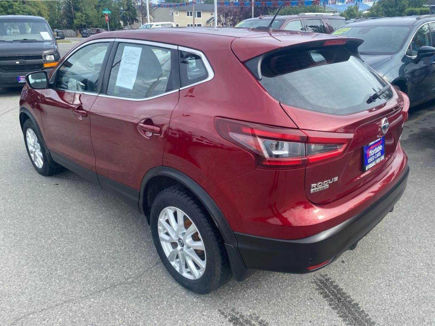 2021 RED NISSAN ROGUE SPORT S (JN1BJ1AWXMW) with an 2.0L engine, Continuously Variable transmission, located at 929 East 8th Ave, Anchorage, AK, 99501, (907) 274-2277, 61.214783, -149.866074 - Photo#2