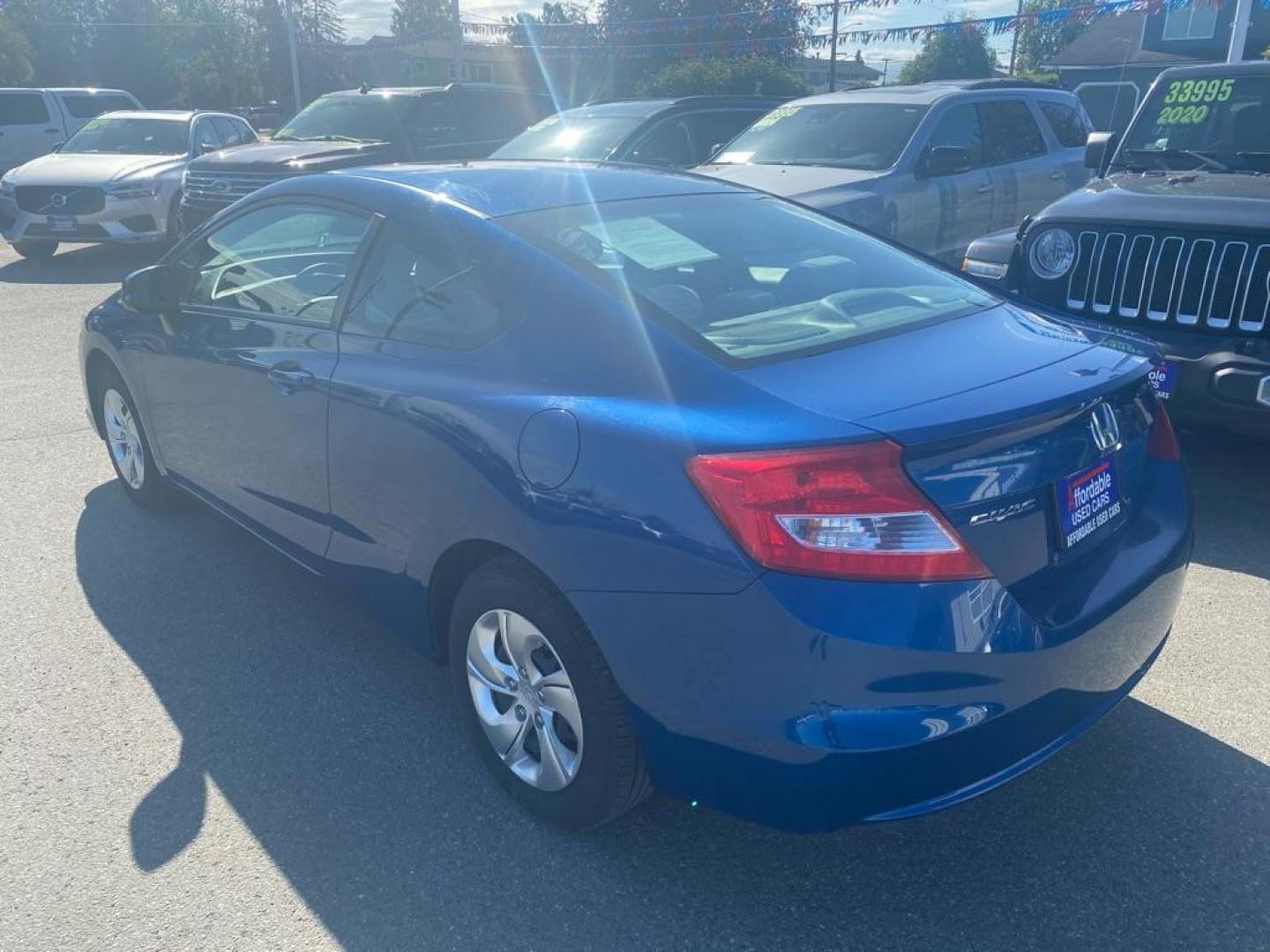 2013 BLUE HONDA CIVIC LX (2HGFG3B55DH) with an 1.8L engine, Automatic transmission, located at 929 East 8th Ave, Anchorage, AK, 99501, (907) 274-2277, 61.214783, -149.866074 - Photo#2