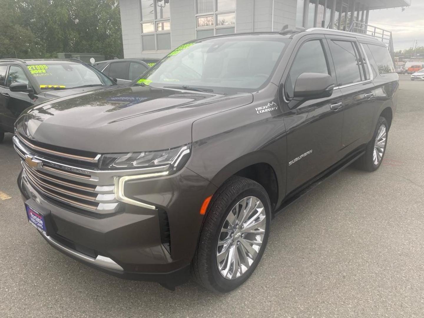 2021 BROWN CHEVROLET SUBURBAN 1500 HIGH COUNT (1GNSKGKL6MR) with an 6.2L engine, Automatic transmission, located at 929 East 8th Ave, Anchorage, AK, 99501, (907) 274-2277, 61.214783, -149.866074 - Photo#0