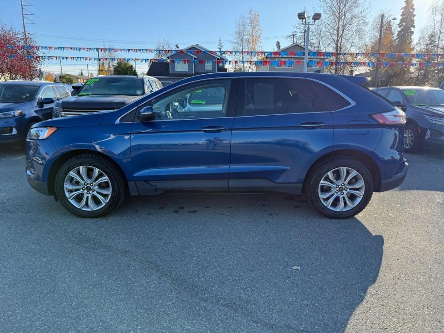 2023 BLUE FORD EDGE TITANIUM TITANIUM (2FMPK4K94PB) with an 2.0L engine, Automatic transmission, located at 929 East 8th Ave, Anchorage, AK, 99501, (907) 274-2277, 61.214783, -149.866074 - Photo#1