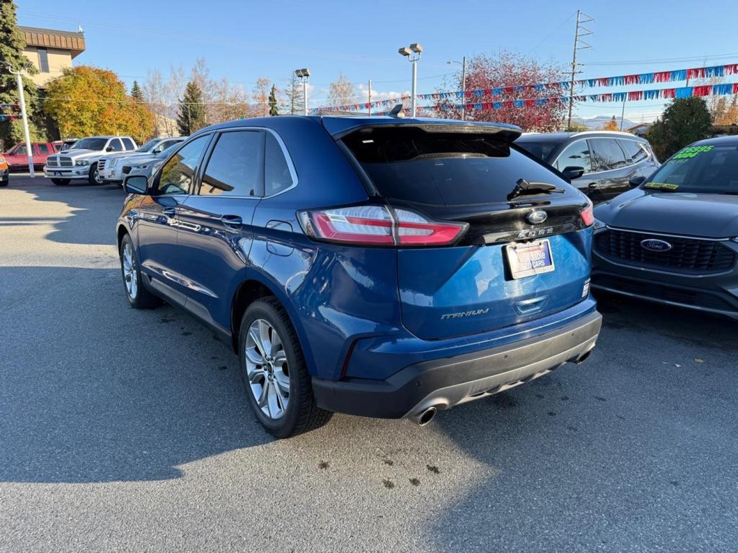 2023 BLUE FORD EDGE TITANIUM TITANIUM (2FMPK4K99PB) with an 2.0L engine, Automatic transmission, located at 929 East 8th Ave, Anchorage, AK, 99501, (907) 274-2277, 61.214783, -149.866074 - Photo#2