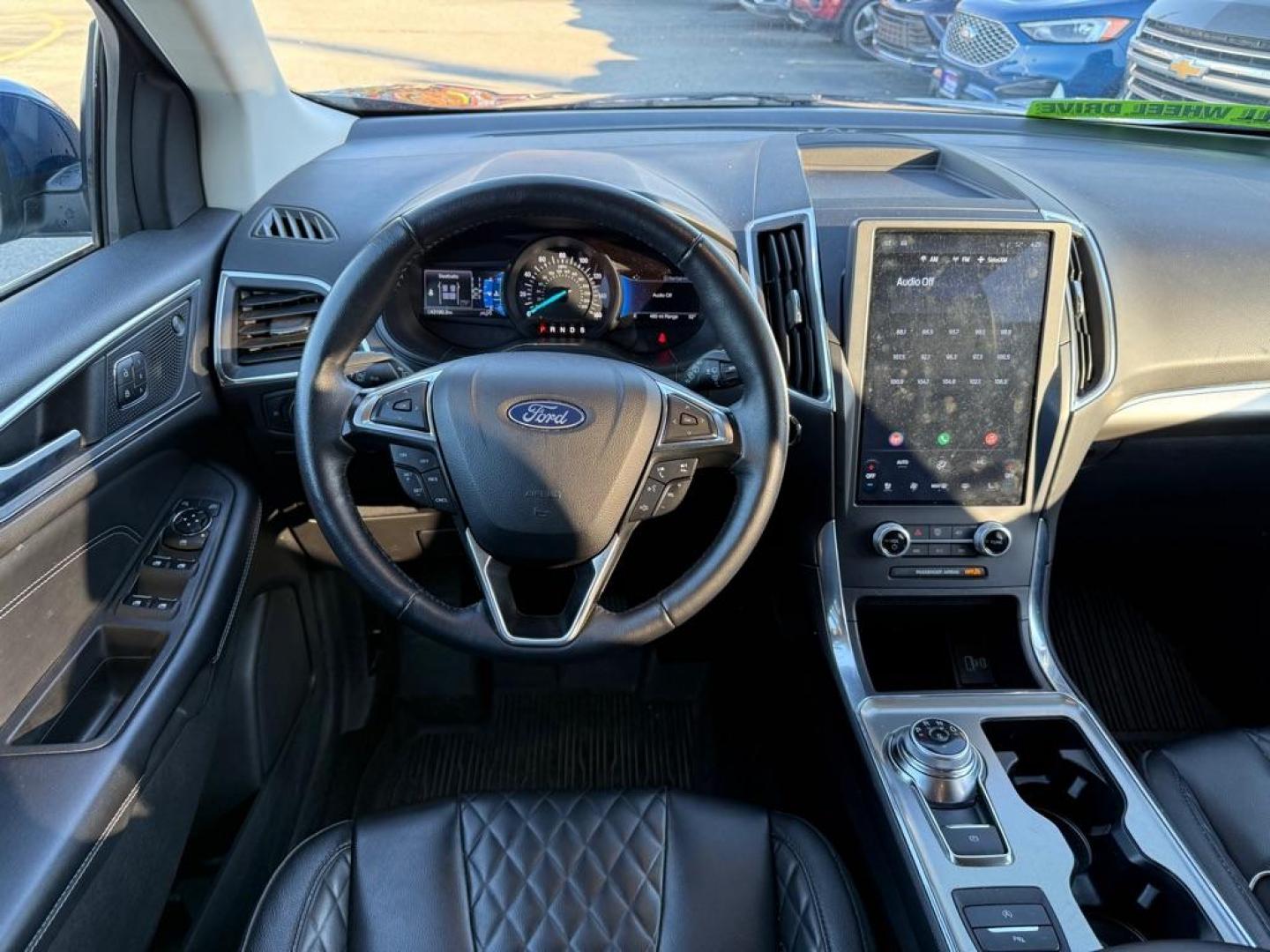 2023 BLUE FORD EDGE TITANIUM TITANIUM (2FMPK4K99PB) with an 2.0L engine, Automatic transmission, located at 929 East 8th Ave, Anchorage, AK, 99501, (907) 274-2277, 61.214783, -149.866074 - Photo#4