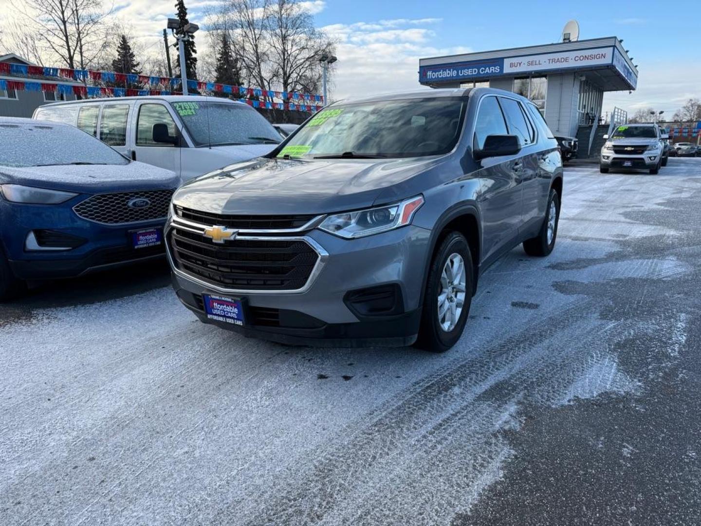 2021 CHEVROLET TRAVERSE LS LS (1GNEVFKW3MJ) with an 3.6L engine, Automatic transmission, located at 929 East 8th Ave, Anchorage, AK, 99501, (907) 274-2277, 61.214783, -149.866074 - Photo#0