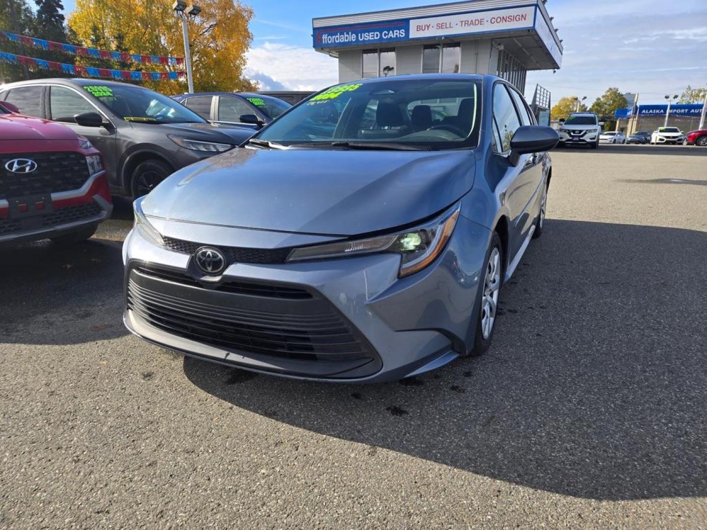2024 BLUE TOYOTA COROLLA LE LE (5YFB4MDE8RP) with an 2.0L engine, Continuously Variable transmission, located at 929 East 8th Ave, Anchorage, AK, 99501, (907) 274-2277, 61.214783, -149.866074 - Photo#0
