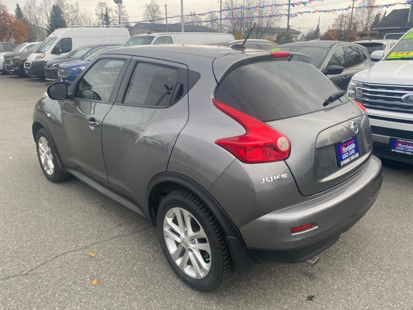2012 GRAY NISSAN JUKE S (JN8AF5MV2CT) with an 1.6L engine, Automatic transmission, located at 929 East 8th Ave, Anchorage, AK, 99501, (907) 274-2277, 61.214783, -149.866074 - Photo#2