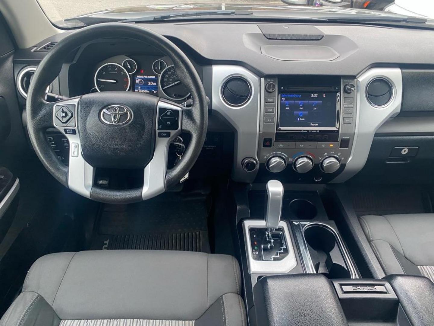 2017 BLACK TOYOTA TUNDRA CREWMAX SR5 (5TFDY5F1XHX) with an 5.7L engine, Automatic transmission, located at 929 East 8th Ave, Anchorage, AK, 99501, (907) 274-2277, 61.214783, -149.866074 - Photo#4