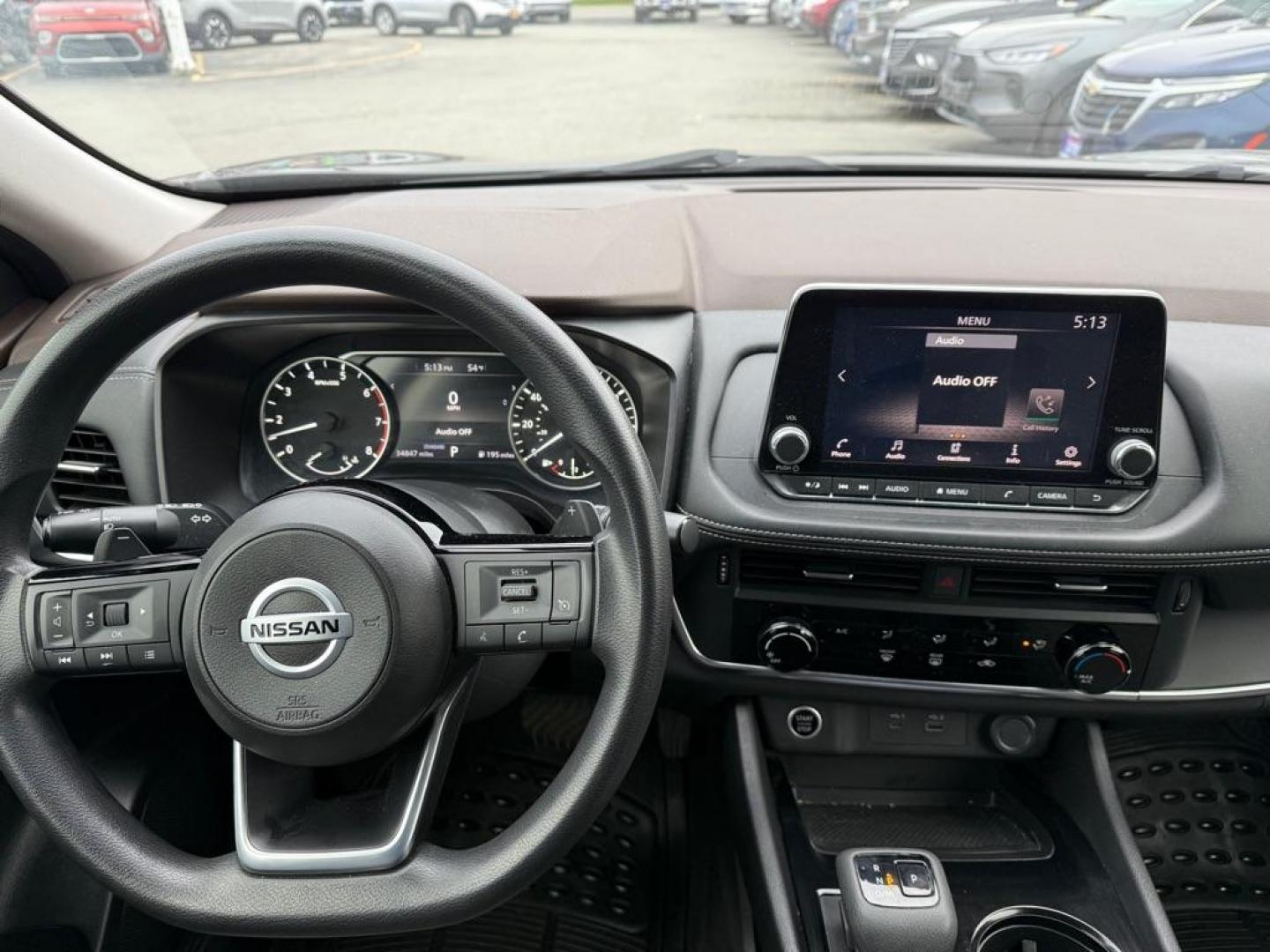 2021 BLACK NISSAN ROGUE S S (JN8AT3AA3MW) with an 2.5L engine, Continuously Variable transmission, located at 929 East 8th Ave, Anchorage, AK, 99501, (907) 274-2277, 61.214783, -149.866074 - Photo#4