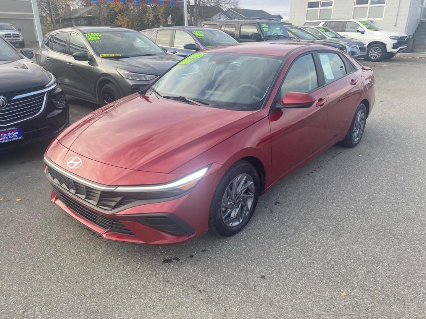 2024 RED HYUNDAI ELANTRA SEL SEL (KMHLM4DG8RU) with an 2.0L engine, Continuously Variable transmission, located at 929 East 8th Ave, Anchorage, AK, 99501, (907) 274-2277, 61.214783, -149.866074 - Photo#0