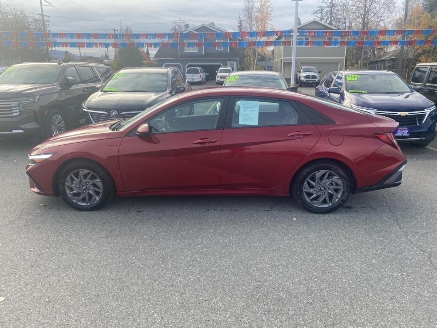 2024 RED HYUNDAI ELANTRA SEL SEL (KMHLM4DG8RU) with an 2.0L engine, Continuously Variable transmission, located at 929 East 8th Ave, Anchorage, AK, 99501, (907) 274-2277, 61.214783, -149.866074 - Photo#1