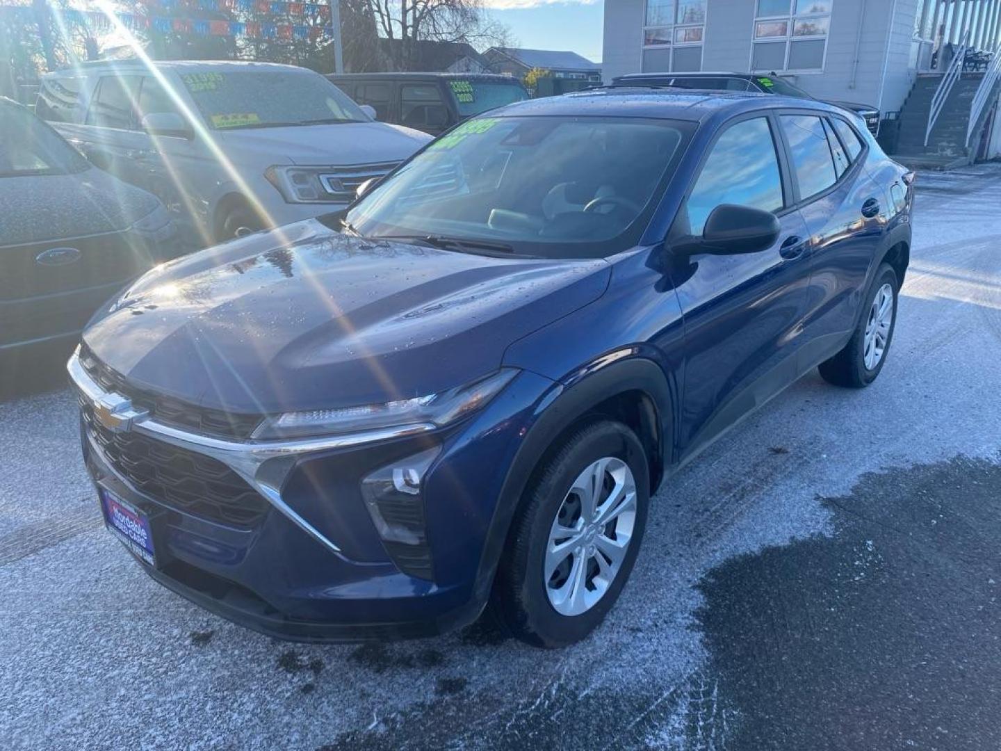 2024 BLUE CHEVROLET TRAX LS (KL77LFE21RC) with an 1.2L engine, Automatic transmission, located at 929 East 8th Ave, Anchorage, AK, 99501, (907) 274-2277, 61.214783, -149.866074 - Photo#0