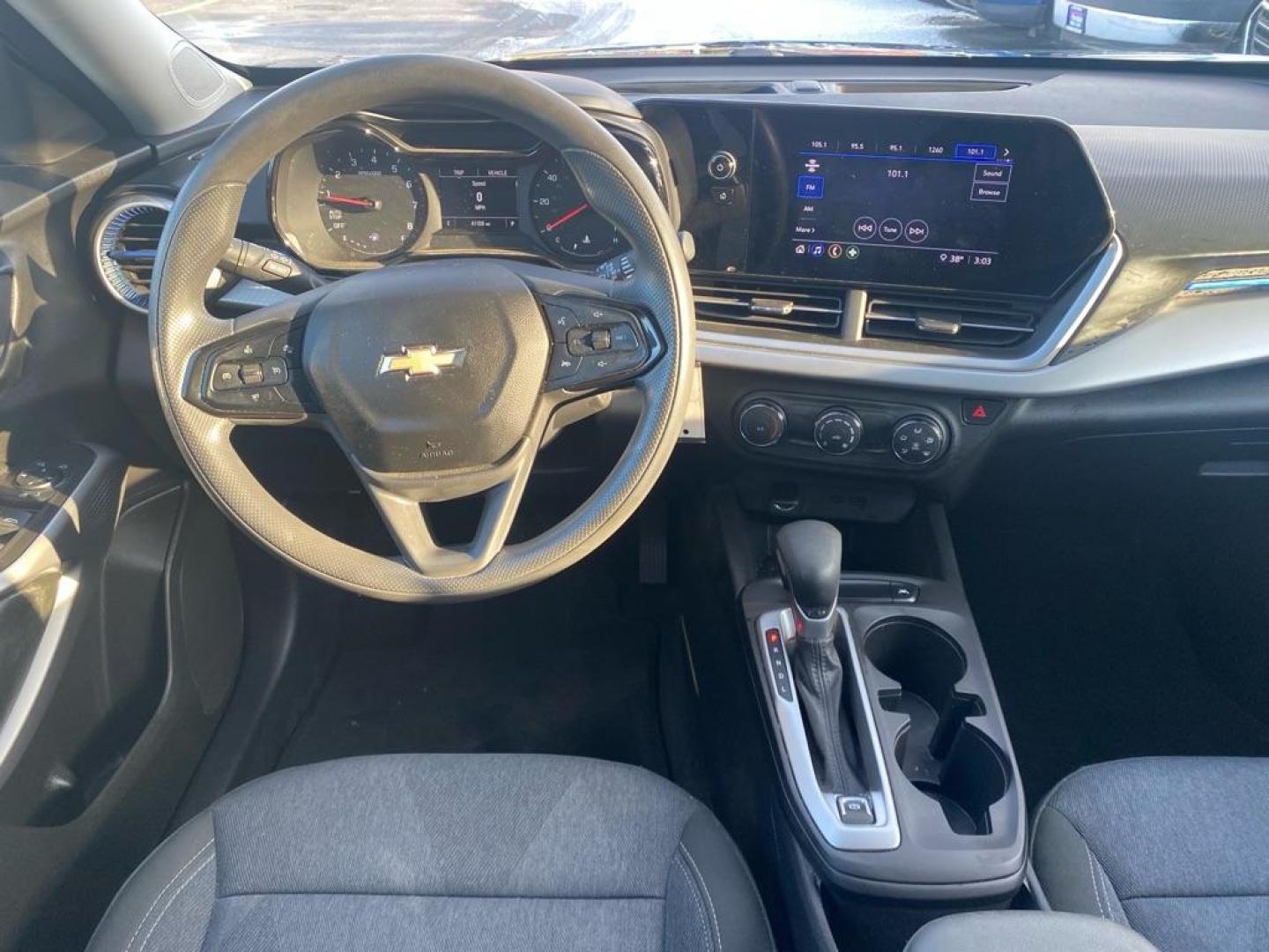 2024 BLUE CHEVROLET TRAX LS (KL77LFE21RC) with an 1.2L engine, Automatic transmission, located at 929 East 8th Ave, Anchorage, AK, 99501, (907) 274-2277, 61.214783, -149.866074 - Photo#4