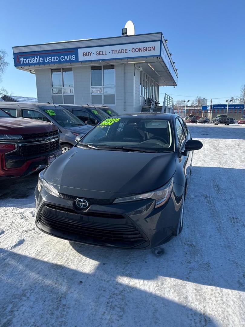2024 GRAY TOYOTA COROLLA LE LE (5YFB4MDE8RP) with an 2.0L engine, Continuously Variable transmission, located at 929 East 8th Ave, Anchorage, AK, 99501, (907) 274-2277, 61.214783, -149.866074 - Photo#0