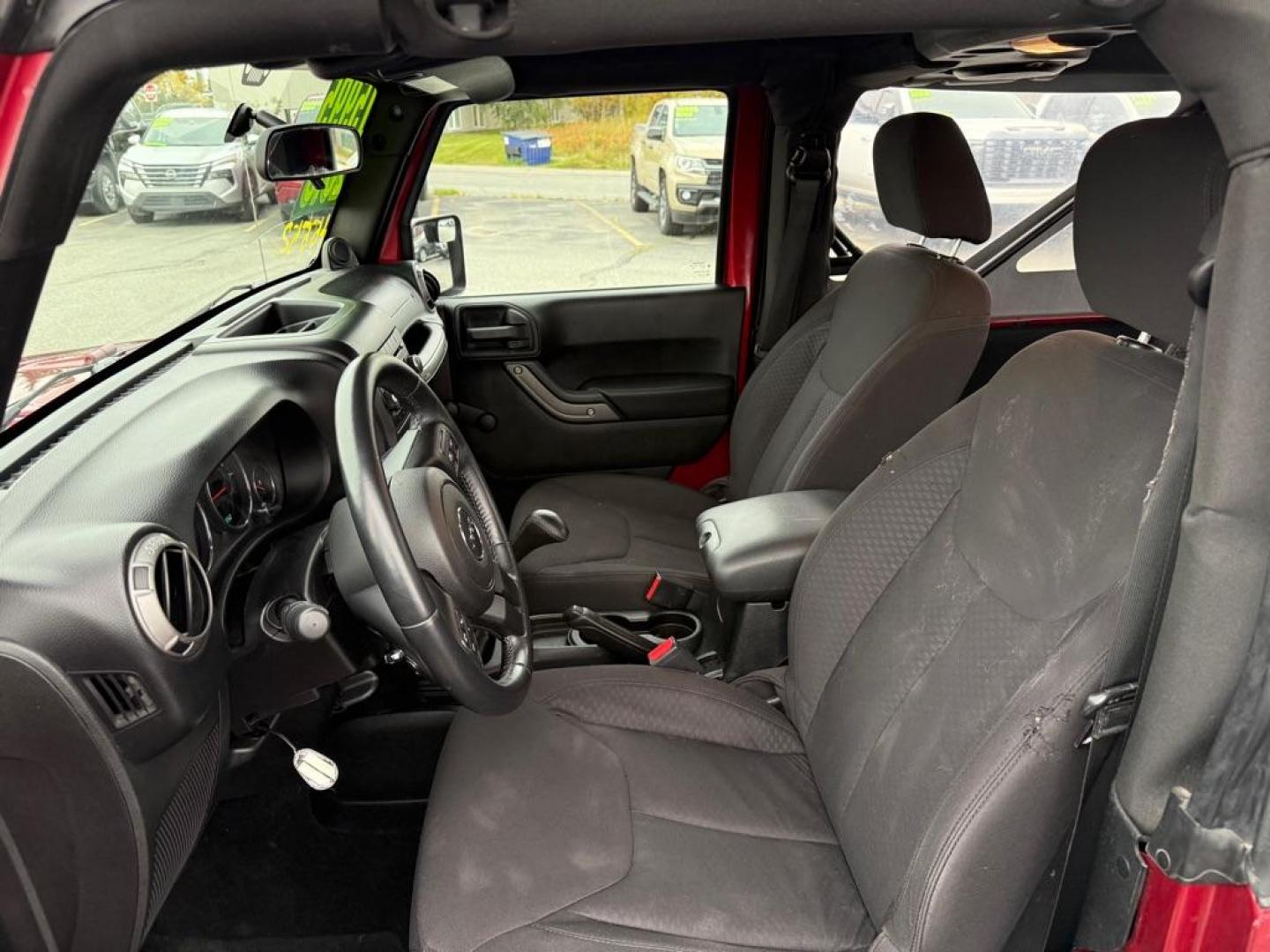2013 MAROON JEEP WRANGLER SPORT (1C4AJWAG4DL) with an 3.6L engine, Automatic transmission, located at 929 East 8th Ave, Anchorage, AK, 99501, (907) 274-2277, 61.214783, -149.866074 - Photo#1