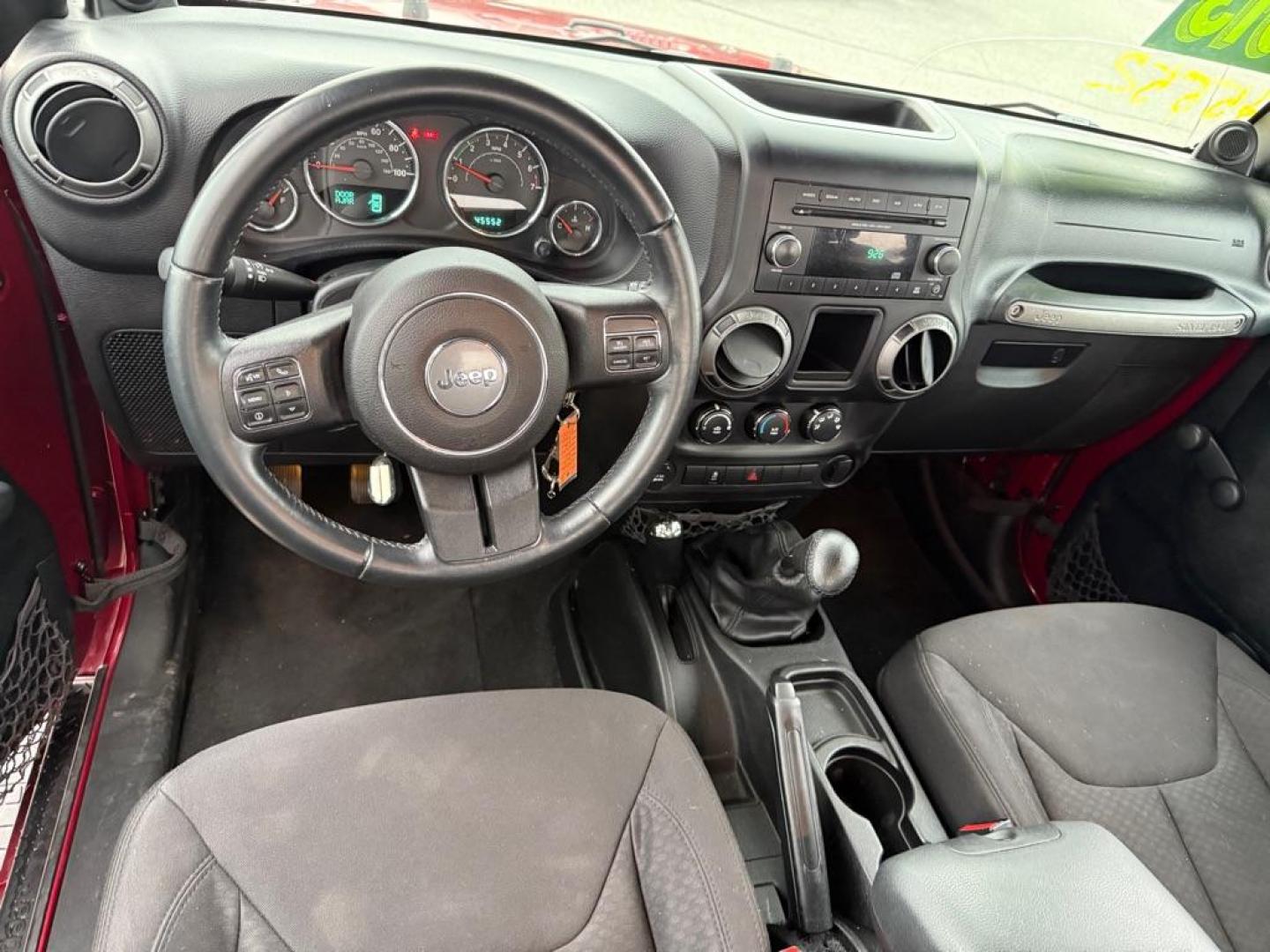 2013 MAROON JEEP WRANGLER SPORT (1C4AJWAG4DL) with an 3.6L engine, Automatic transmission, located at 929 East 8th Ave, Anchorage, AK, 99501, (907) 274-2277, 61.214783, -149.866074 - Photo#3
