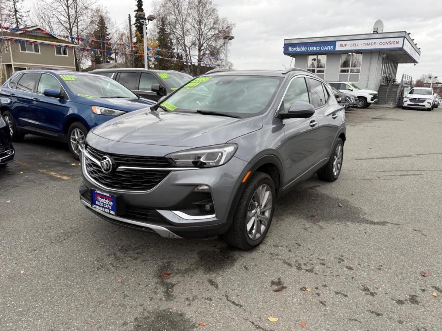 2021 GRAY BUICK ENCORE GX ESSENCE (KL4MMGSL2MB) with an 1.3L engine, Automatic transmission, located at 929 East 8th Ave, Anchorage, AK, 99501, (907) 274-2277, 61.214783, -149.866074 - Photo#0