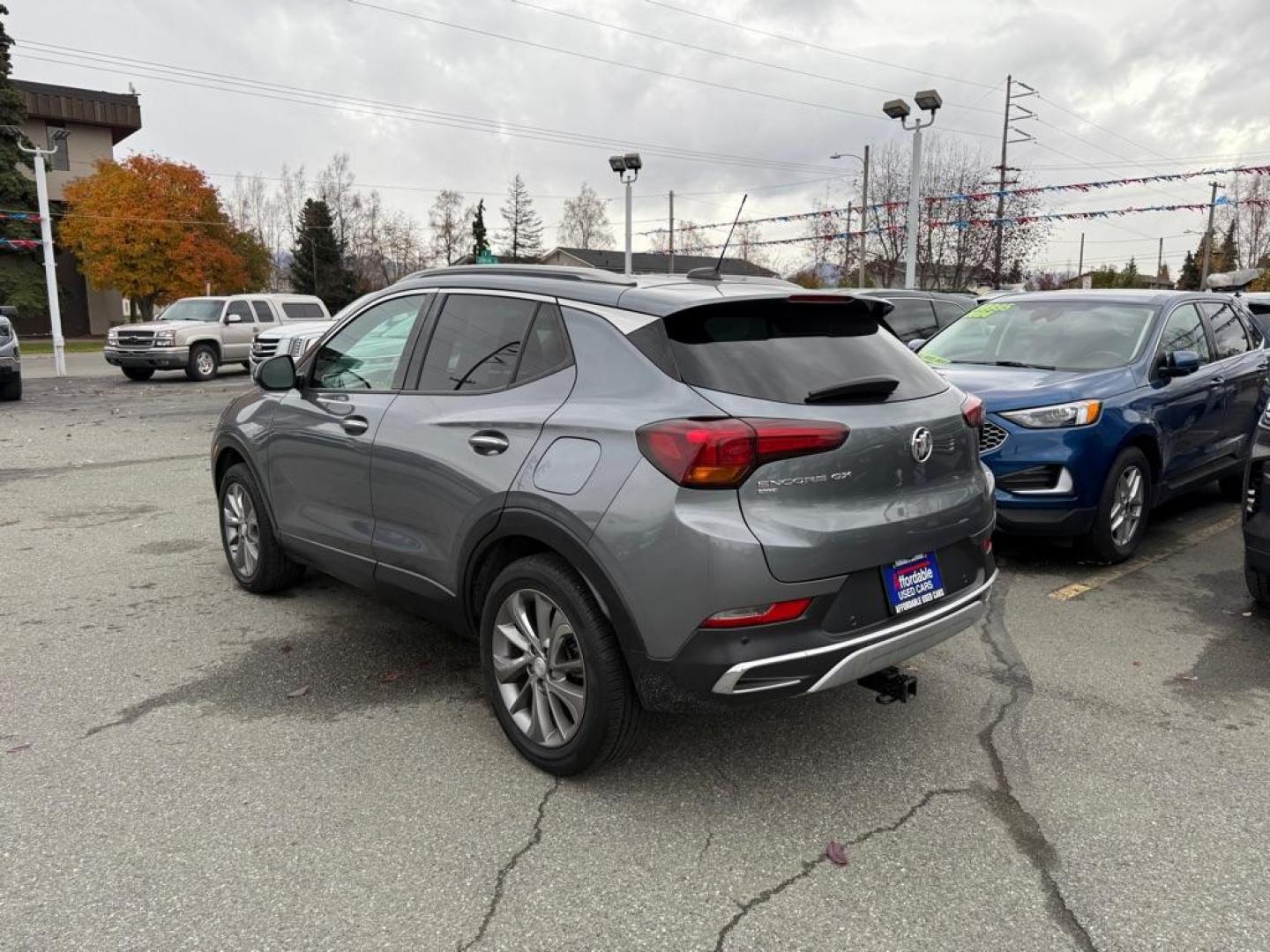 2021 GRAY BUICK ENCORE GX ESSENCE (KL4MMGSL2MB) with an 1.3L engine, Automatic transmission, located at 929 East 8th Ave, Anchorage, AK, 99501, (907) 274-2277, 61.214783, -149.866074 - Photo#2