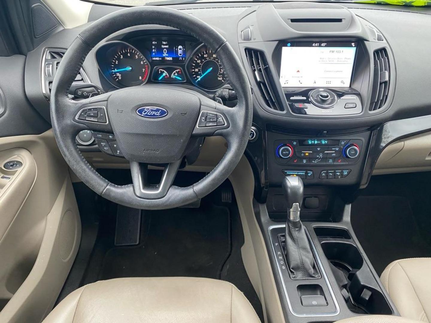 2018 WHITE FORD ESCAPE TITANIUM TITANIUM (1FMCU9J91JU) with an 2.0L engine, Automatic transmission, located at 929 East 8th Ave, Anchorage, AK, 99501, (907) 274-2277, 61.214783, -149.866074 - Photo#4