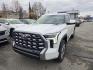2024 WHITE TOYOTA TUNDRA CREWMAX PLATINUM (5TFNC5DB4RX) with an 3.4L engine, Automatic transmission, located at 929 East 8th Ave, Anchorage, AK, 99501, (907) 274-2277, 61.214783, -149.866074 - Photo#0