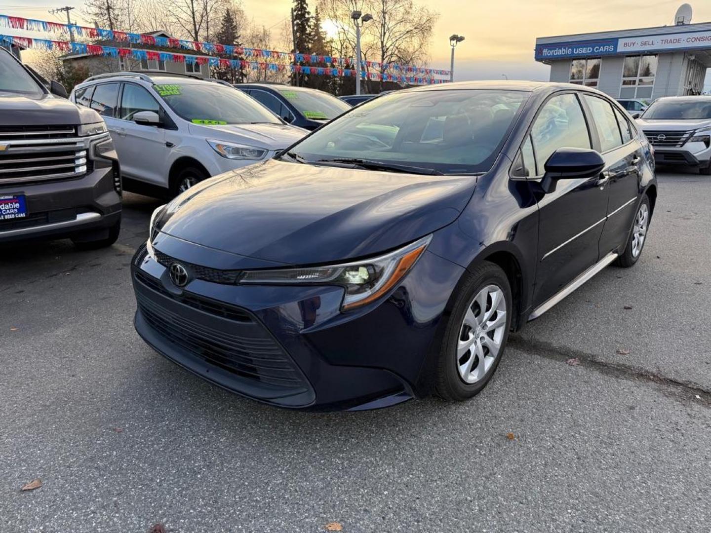2023 BLUE TOYOTA COROLLA LE LE (5YFB4MDE2PP) with an 2.0L engine, Continuously Variable transmission, located at 929 East 8th Ave, Anchorage, AK, 99501, (907) 274-2277, 61.214783, -149.866074 - Photo#0