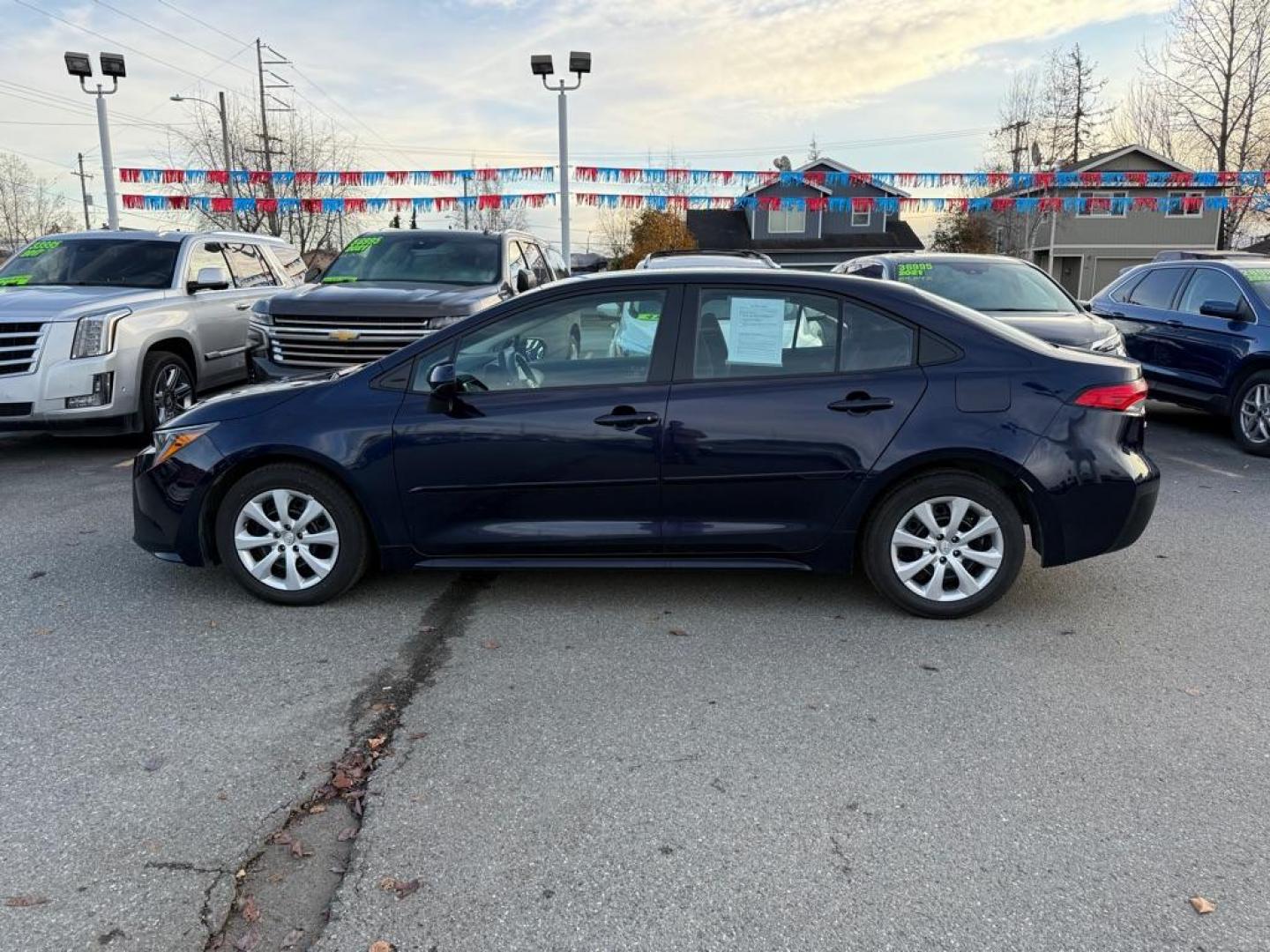 2023 BLUE TOYOTA COROLLA LE LE (5YFB4MDE2PP) with an 2.0L engine, Continuously Variable transmission, located at 929 East 8th Ave, Anchorage, AK, 99501, (907) 274-2277, 61.214783, -149.866074 - Photo#1