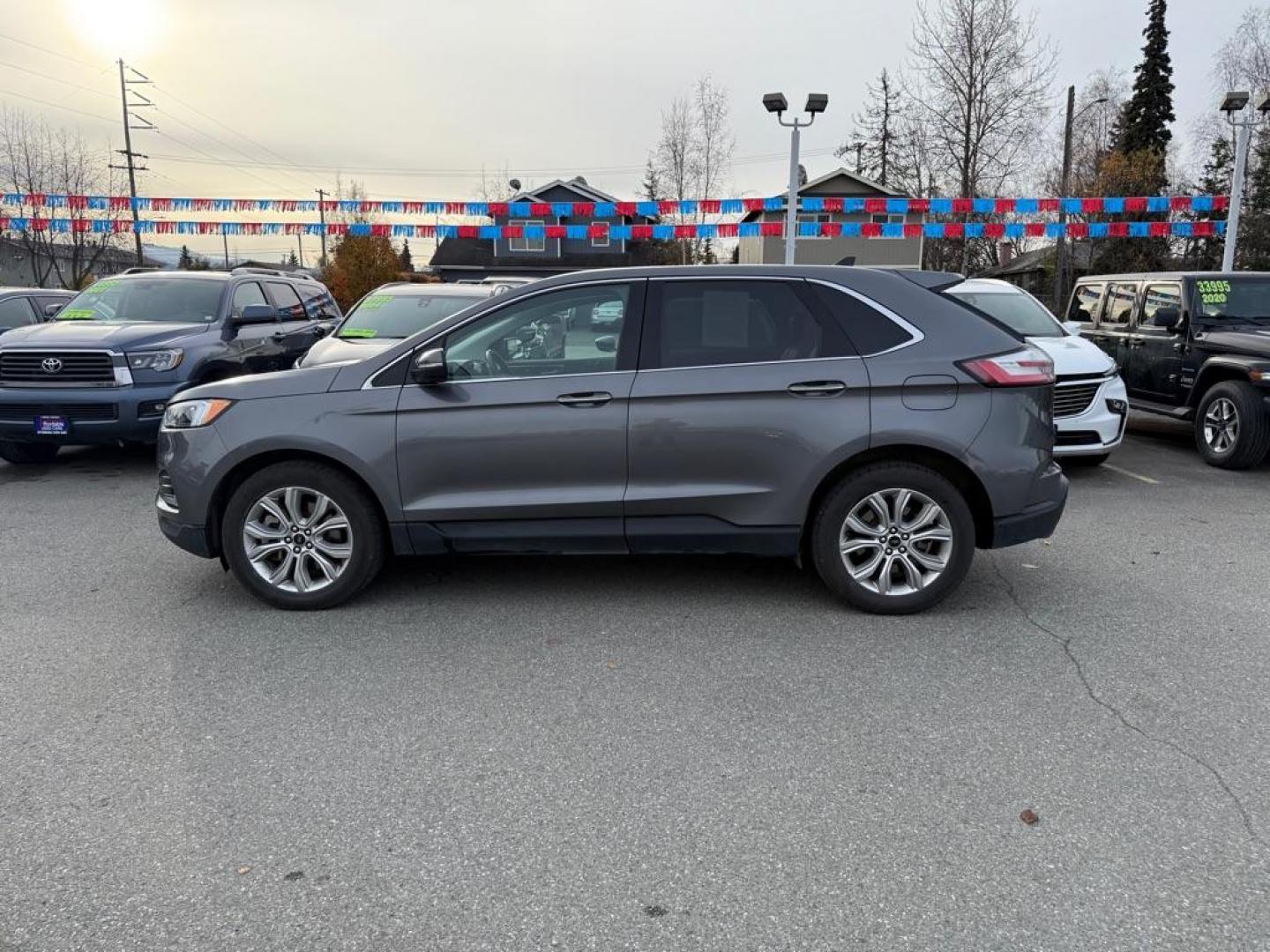 2023 GRAY FORD EDGE TITANIUM TITANIUM (2FMPK4K90PB) with an 2.0L engine, Automatic transmission, located at 929 East 8th Ave, Anchorage, AK, 99501, (907) 274-2277, 61.214783, -149.866074 - Photo#1