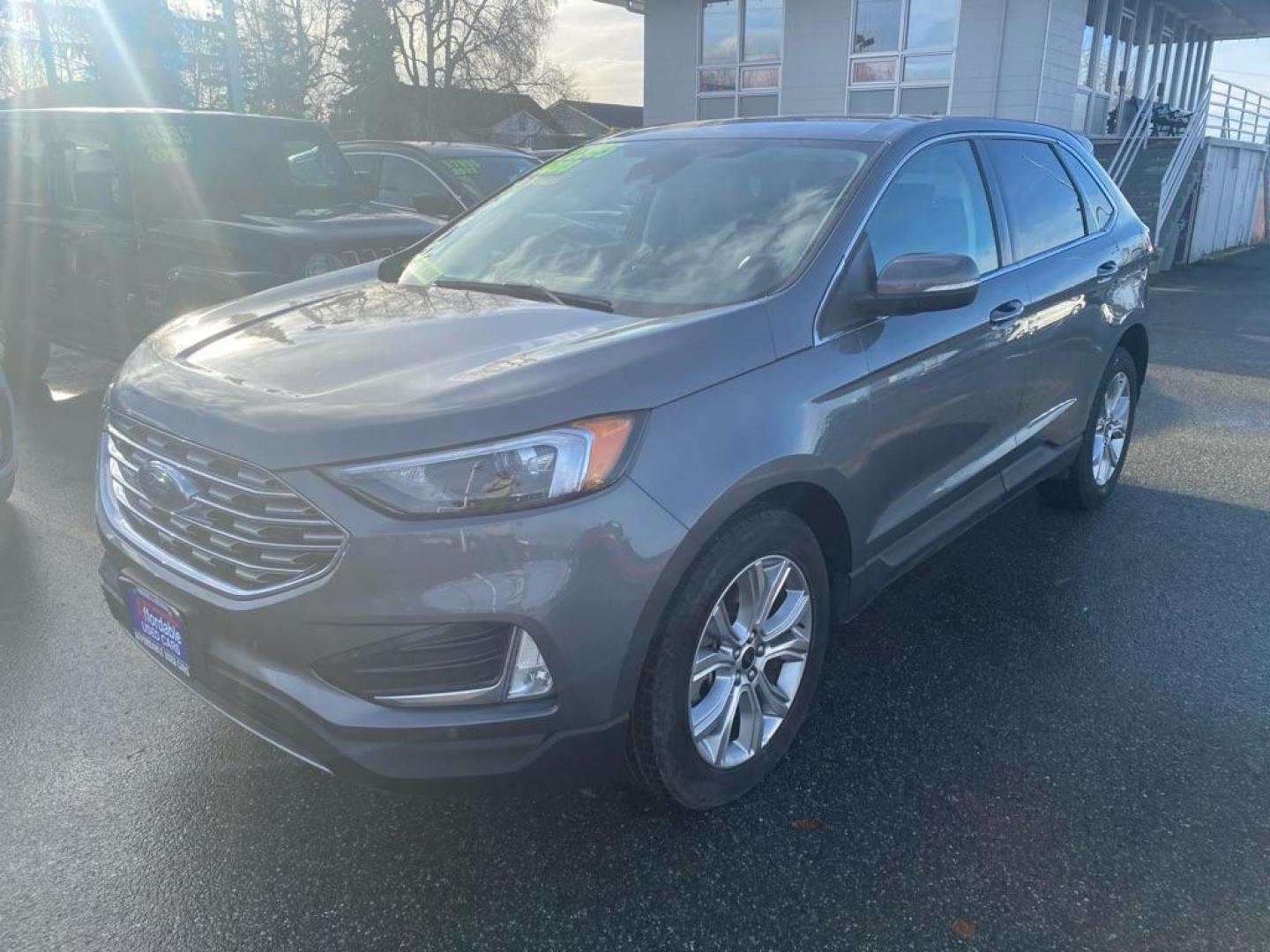 2023 GRAY FORD EDGE TITANIUM TITANIUM (2FMPK4K97PB) with an 2.0L engine, Automatic transmission, located at 929 East 8th Ave, Anchorage, AK, 99501, (907) 274-2277, 61.214783, -149.866074 - Photo#0
