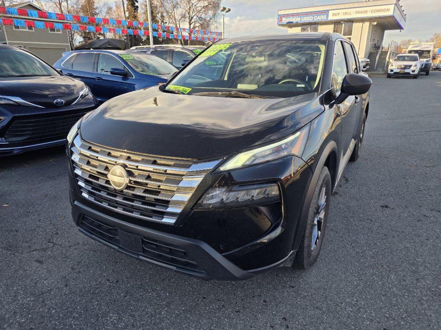 2024 BLACK NISSAN ROGUE S S (5N1BT3AB5RC) with an 1.5L engine, Continuously Variable transmission, located at 929 East 8th Ave, Anchorage, AK, 99501, (907) 274-2277, 61.214783, -149.866074 - Photo#0