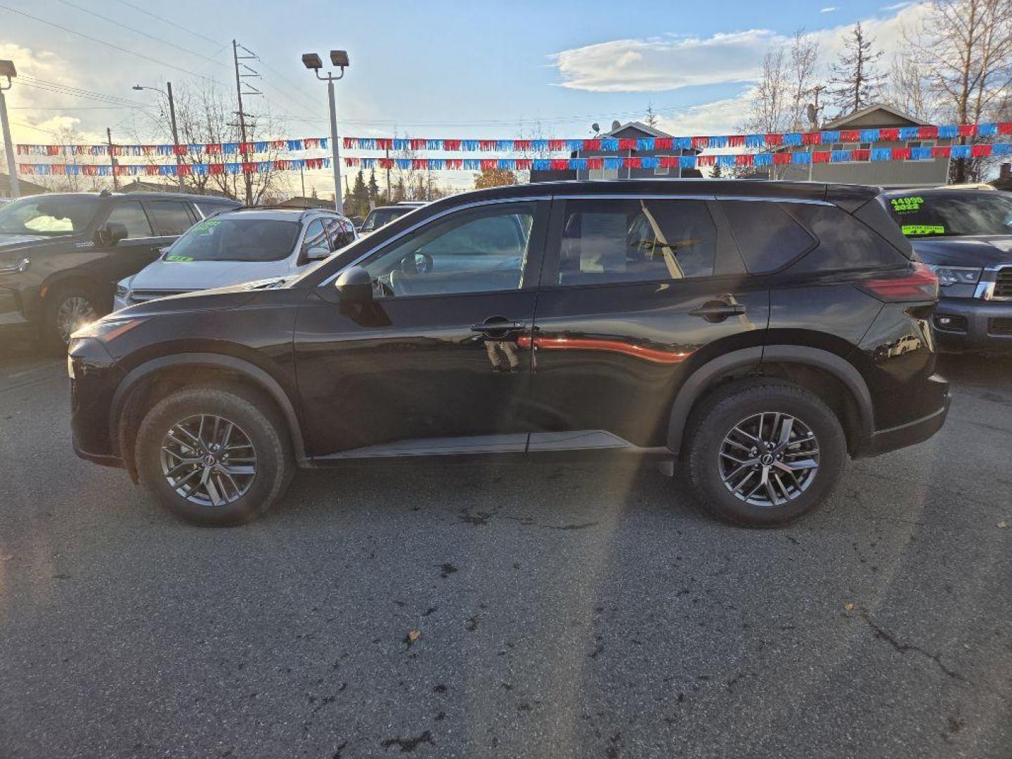 2024 BLACK NISSAN ROGUE S S (5N1BT3AB5RC) with an 1.5L engine, Continuously Variable transmission, located at 929 East 8th Ave, Anchorage, AK, 99501, (907) 274-2277, 61.214783, -149.866074 - Photo#1