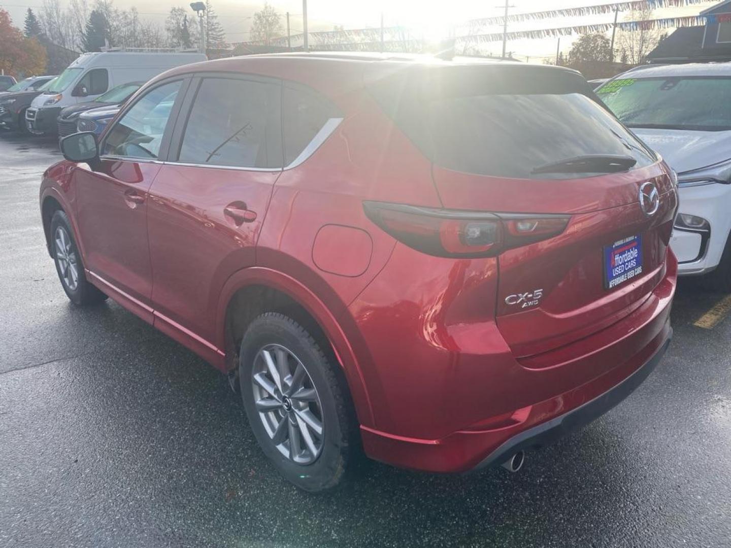 2024 RED MAZDA CX-5 SELECT SELECT (JM3KFBBL0R0) with an 2.5L engine, Automatic transmission, located at 929 East 8th Ave, Anchorage, AK, 99501, (907) 274-2277, 61.214783, -149.866074 - Photo#2