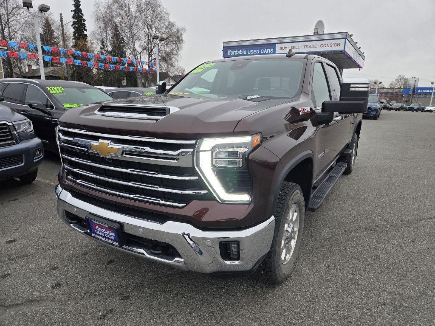 2024 BROWN CHEVROLET SILVERADO 3500 LTZ (1GC4YUE73RF) with an 6.6L engine, Automatic transmission, located at 929 East 8th Ave, Anchorage, AK, 99501, (907) 274-2277, 61.214783, -149.866074 - Photo#0