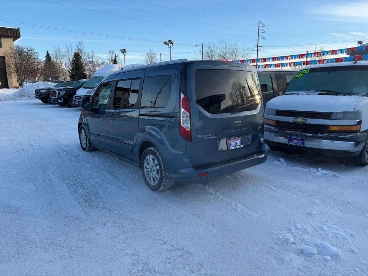 2019 GRY FORD TRANSIT CONNECT XLT (NM0GE9F21K1) with an 2.0L engine, Automatic transmission, located at 929 East 8th Ave, Anchorage, AK, 99501, (907) 274-2277, 61.214783, -149.866074 - Photo#2