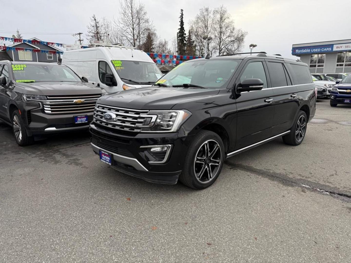 2019 BLACK FORD EXPEDITION MAX LIMITED (1FMJK2AT9KE) with an 3.5L engine, Automatic transmission, located at 929 East 8th Ave, Anchorage, AK, 99501, (907) 274-2277, 61.214783, -149.866074 - Photo#0