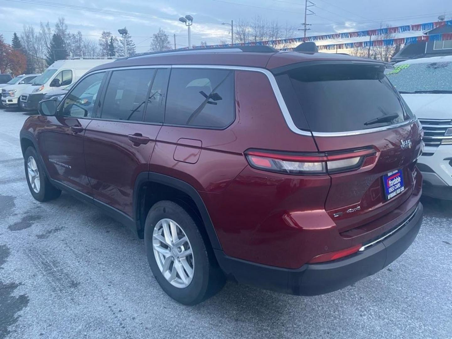 2023 MARRON JEEP GRAND CHEROKEE L LAREDO (1C4RJKAG0P8) with an 3.6L engine, Automatic transmission, located at 929 East 8th Ave, Anchorage, AK, 99501, (907) 274-2277, 61.214783, -149.866074 - Photo#2