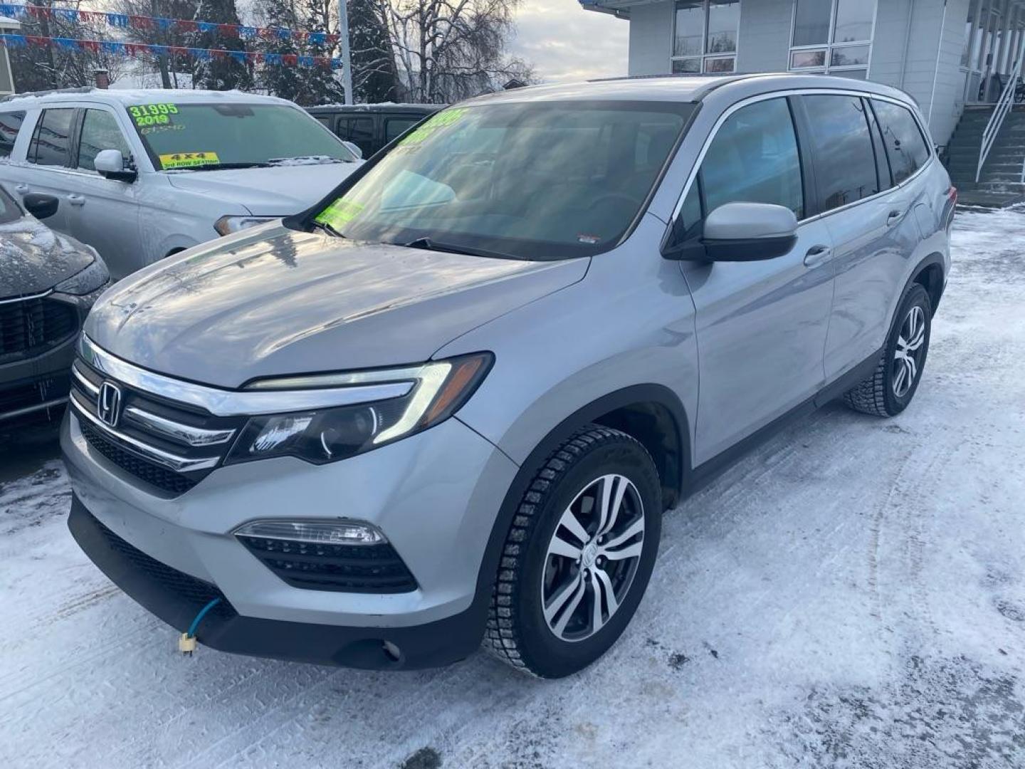 2018 SILVER HONDA PILOT EX (5FNYF6H37JB) with an 3.5L engine, Automatic transmission, located at 929 East 8th Ave, Anchorage, AK, 99501, (907) 274-2277, 61.214783, -149.866074 - Photo#0