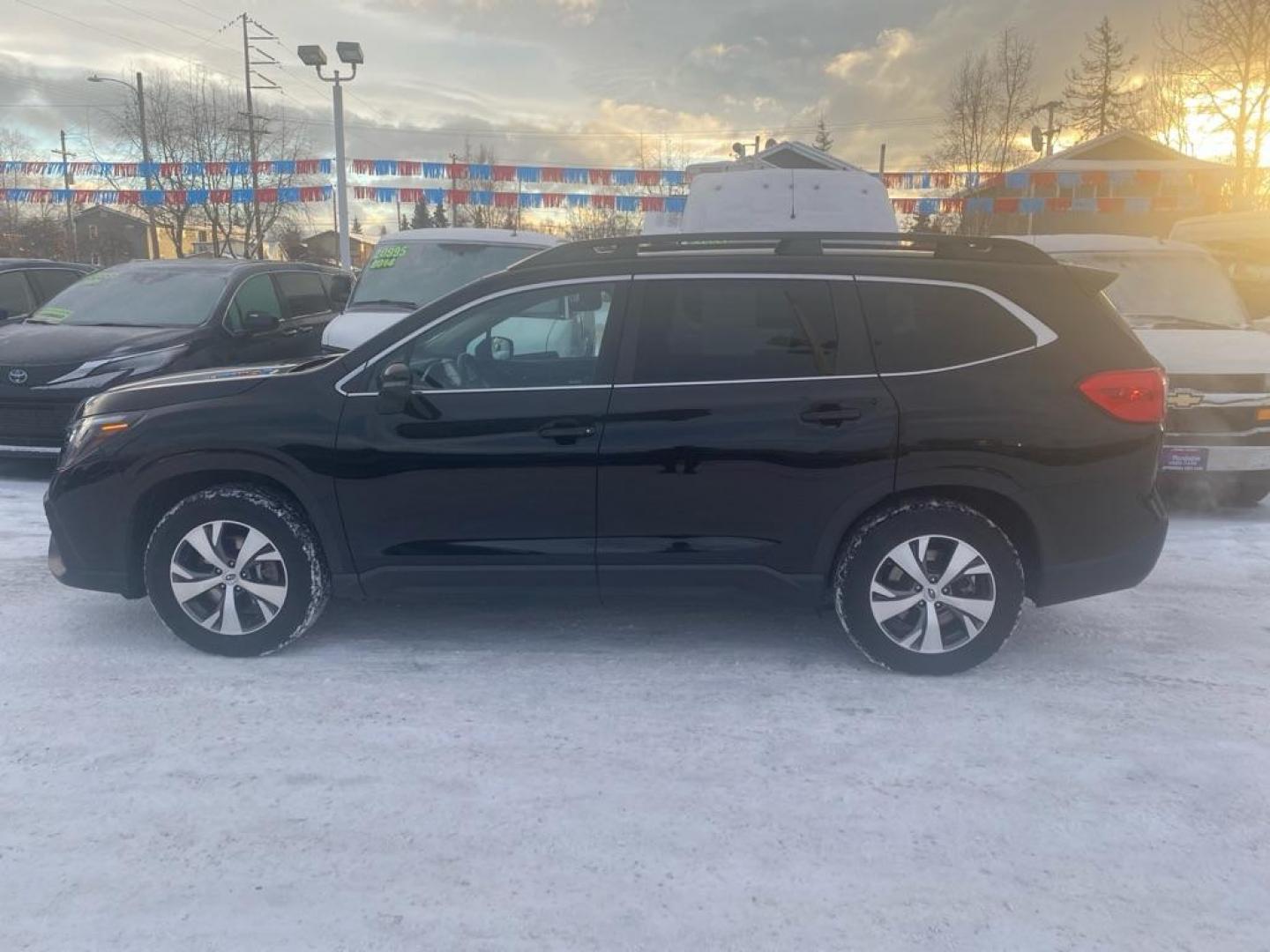 2023 BLACK SUBARU ASCENT PREMIUM (4S4WMACD4P3) with an 2.4L engine, Continuously Variable transmission, located at 929 East 8th Ave, Anchorage, AK, 99501, (907) 274-2277, 61.214783, -149.866074 - Photo#1