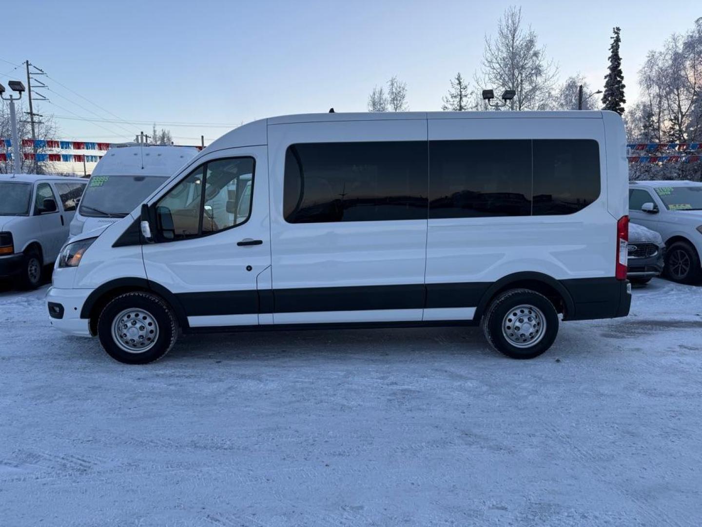 2024 WHITE FORD TRANSIT T-350 (1FBAX9CG6RK) with an 3.5L engine, Automatic transmission, located at 929 East 8th Ave, Anchorage, AK, 99501, (907) 274-2277, 61.214783, -149.866074 - Photo#1