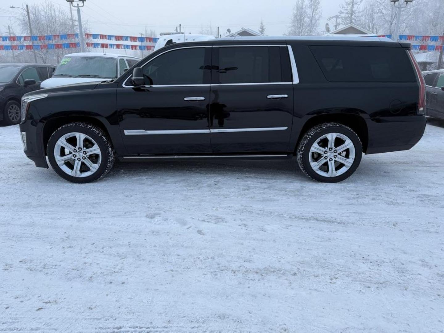 2019 BLACK CADILLAC ESCALADE ESV PLATINUM (1GYS4KKJ6KR) with an 6.2L engine, Automatic transmission, located at 929 East 8th Ave, Anchorage, AK, 99501, (907) 274-2277, 61.214783, -149.866074 - Photo#1