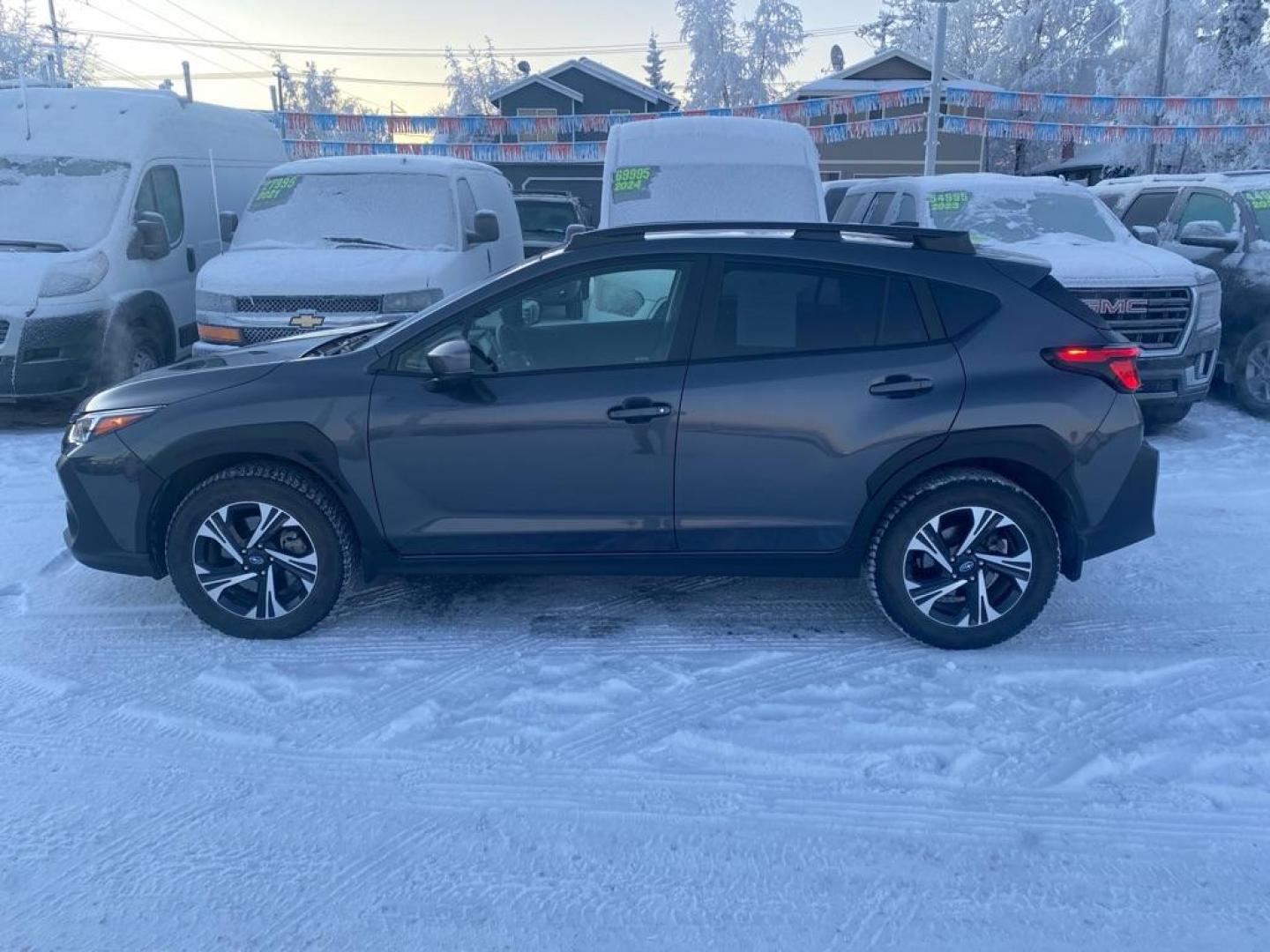 2024 GRAY SUBARU CROSSTREK PREMIUM (JF2GUADCXR8) with an 2.0L engine, Continuously Variable transmission, located at 929 East 8th Ave, Anchorage, AK, 99501, (907) 274-2277, 61.214783, -149.866074 - Photo#1