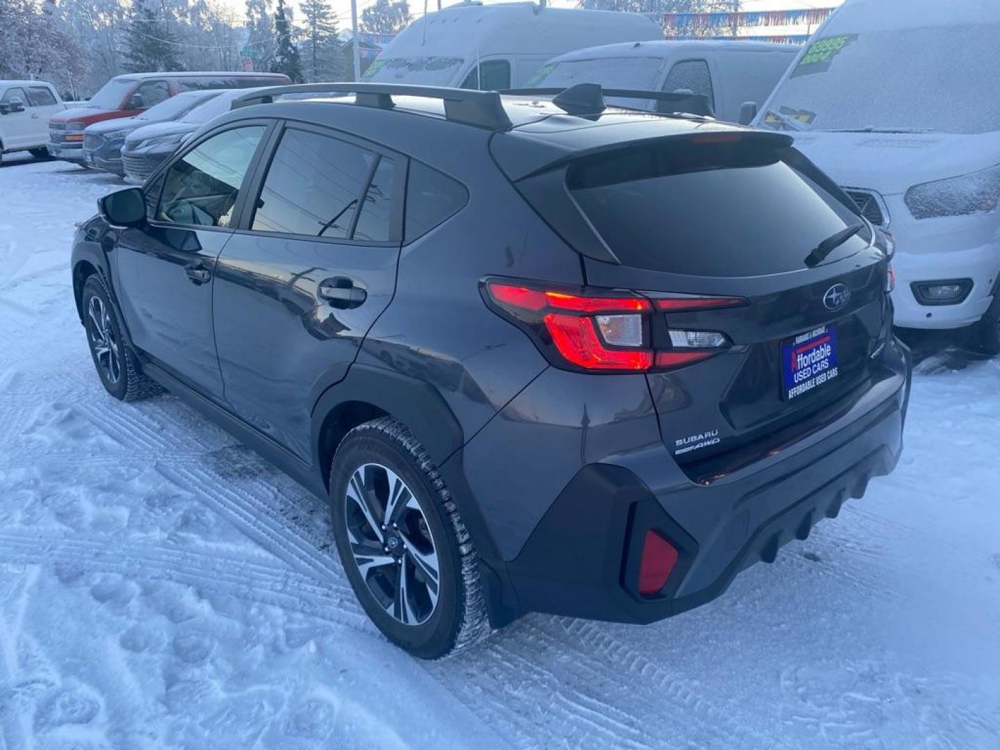 2024 GRAY SUBARU CROSSTREK PREMIUM (JF2GUADCXR8) with an 2.0L engine, Continuously Variable transmission, located at 929 East 8th Ave, Anchorage, AK, 99501, (907) 274-2277, 61.214783, -149.866074 - Photo#2