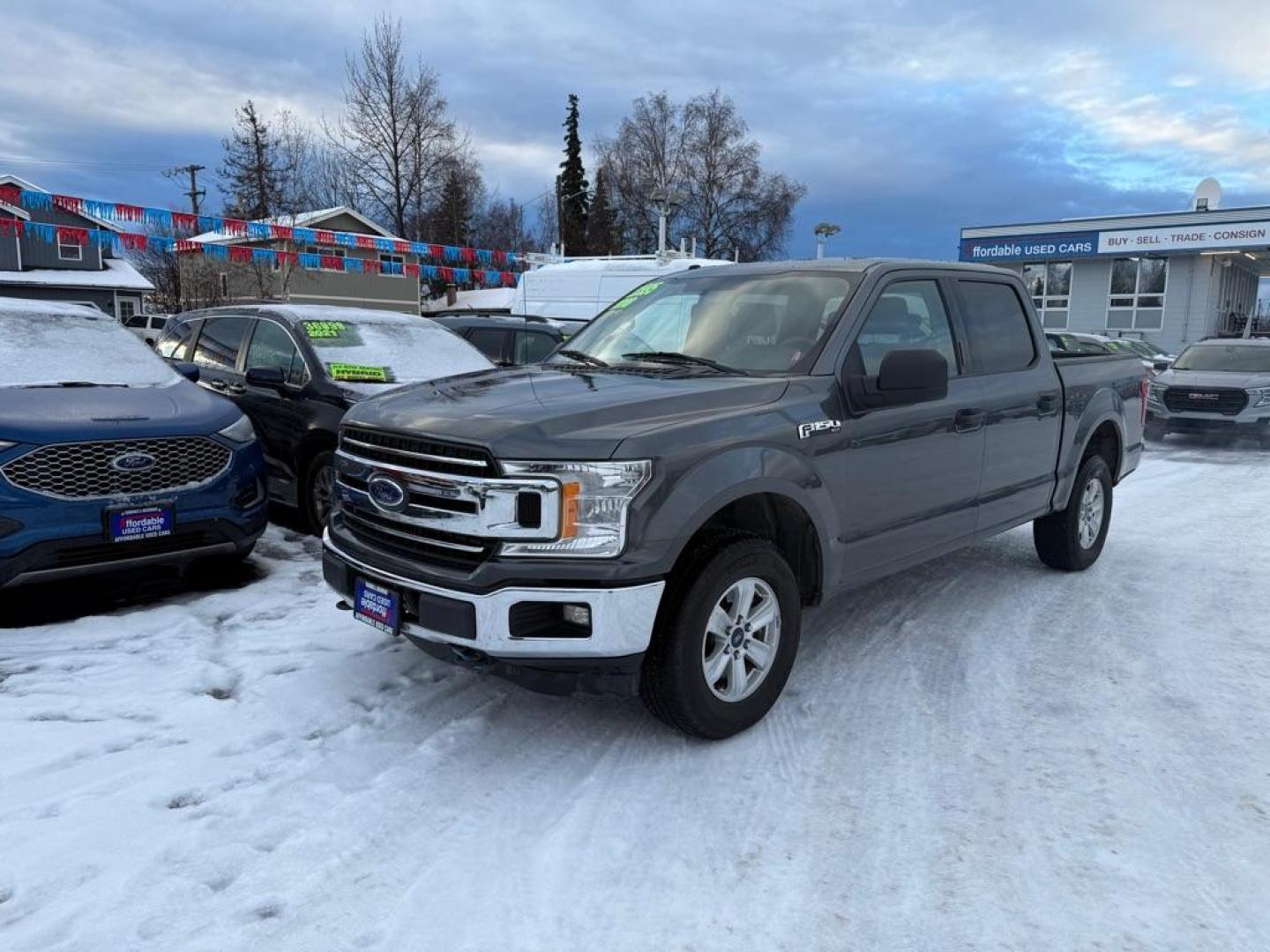 2018 GREY FORD F150 SUPERCREW (1FTEW1E54JF) with an 5.0L engine, Automatic transmission, located at 929 East 8th Ave, Anchorage, AK, 99501, (907) 274-2277, 61.214783, -149.866074 - Photo#0