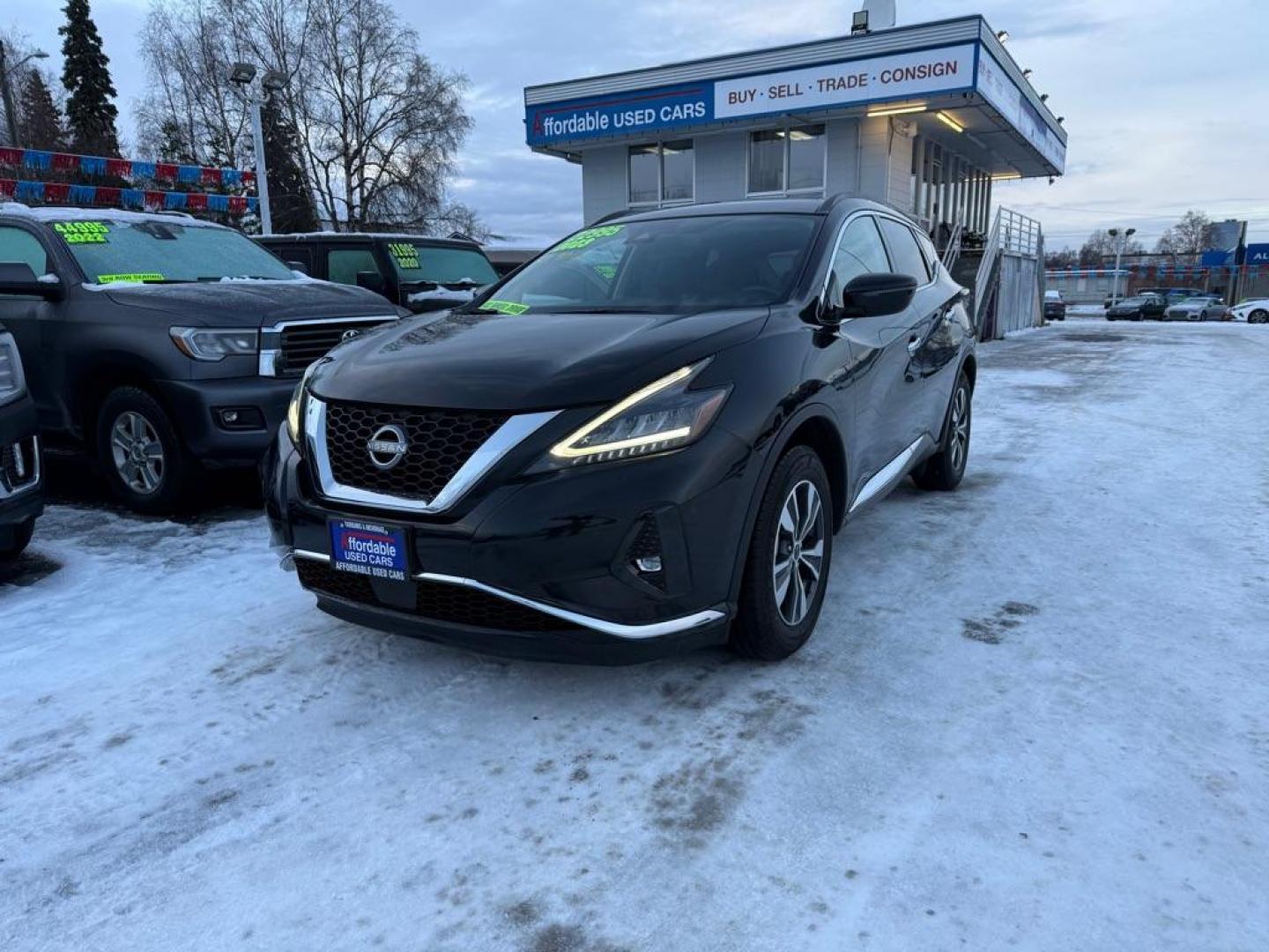 2023 BLACK NISSAN MURANO SV (5N1AZ2BS3PC) with an 3.5L engine, Automatic transmission, located at 929 East 8th Ave, Anchorage, AK, 99501, (907) 274-2277, 61.214783, -149.866074 - Photo#0