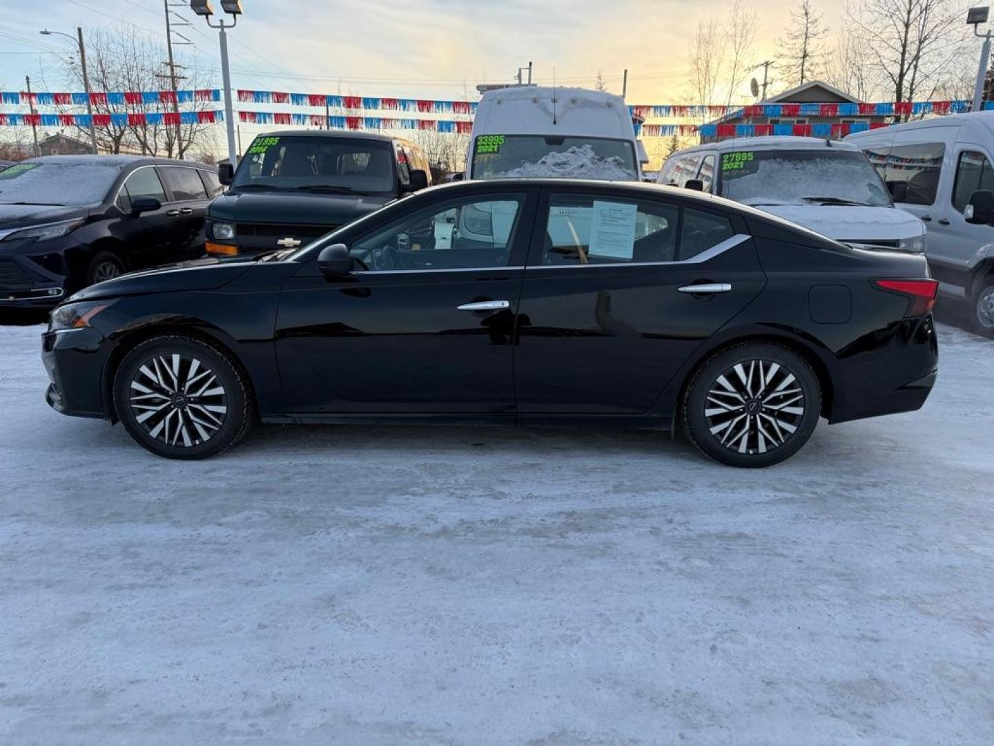 2024 BLACK NISSAN ALTIMA SV (1N4BL4DV8RN) with an 2.5L engine, Continuously Variable transmission, located at 929 East 8th Ave, Anchorage, AK, 99501, (907) 274-2277, 61.214783, -149.866074 - Photo#1