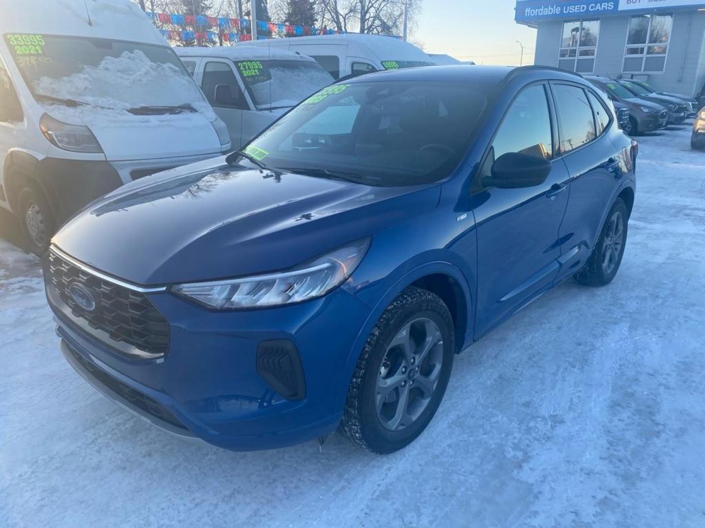 2023 BLUE FORD ESCAPE ST LINE ST LINE (1FMCU9MN1PU) with an 1.5L engine, Automatic transmission, located at 929 East 8th Ave, Anchorage, AK, 99501, (907) 274-2277, 61.214783, -149.866074 - Photo#0