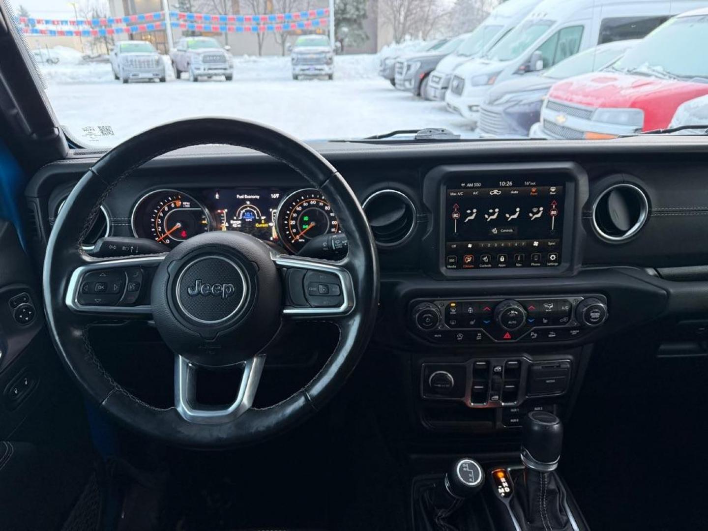 2022 BLUE JEEP GLADIATOR OVERLAND (1C6HJTFG2NL) with an 3.6L engine, Automatic transmission, located at 929 East 8th Ave, Anchorage, AK, 99501, (907) 274-2277, 61.214783, -149.866074 - Photo#4