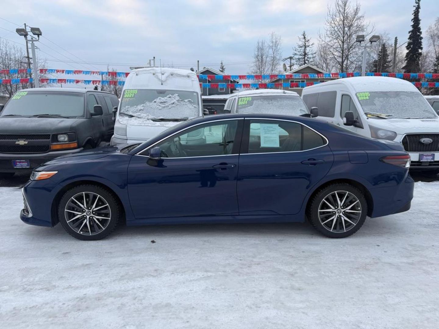 2023 BLUE TOYOTA CAMRY XLE (4T1F11BK2PU) with an 2.5L engine, Automatic transmission, located at 929 East 8th Ave, Anchorage, AK, 99501, (907) 274-2277, 61.214783, -149.866074 - Photo#1